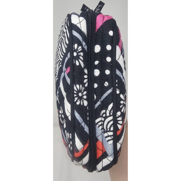 Vera Bradley Medium Zip Cosmetic Case Northern Stripes Multicolor  7"x6" NWT - Picture 5 of 16